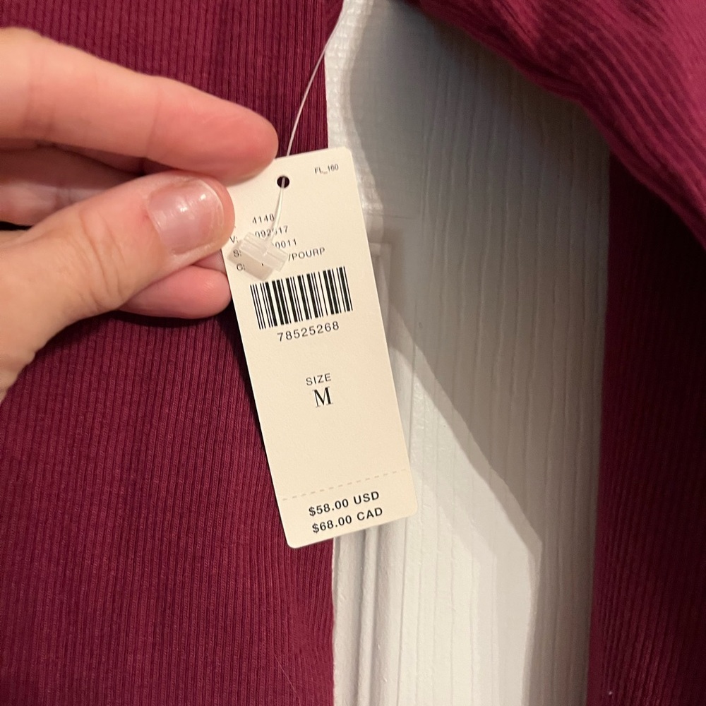 Long sleeve ribbed shirt by Maeve.